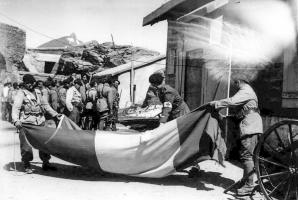 Ligne Maginot - REDOUTE RUINEE - (Ouvrage d'infanterie) - L'avant poste le 02 juillet 1940
Le drapeau est replié