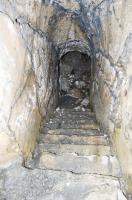 Ligne Maginot - REVETS - (Ouvrage d'infanterie) - L'escalier entre les blocs 1 et 2 et la galerie principale