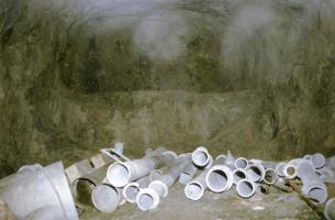 Ligne Maginot - PAS DU ROC - (Ouvrage d'artillerie) - Fouilles au niveau du bloc d'entrée
Destinées à la cuisine et à la partie du bloc d'entrée non construite.