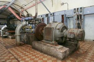 Ligne Maginot - PAS DU ROC - (Ouvrage d'artillerie) - L'usine électrique
Groupe électrogène à moteur Altshom de 54 CV