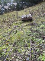 Ligne Maginot - PLAN à MARIN - (Abri) - Le chantier
Vestiges de la voie de 60