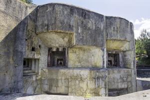 Ligne Maginot - SAINT ANTOINE - (Ouvrage d'artillerie) - Bloc 1
Les créneaux de 75 mle 31 et de mortiers de 81 superposés