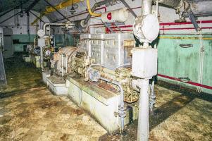 Ligne Maginot - SAINT ANTOINE - (Ouvrage d'artillerie) - L'usine électrique
Groupes électrogènes à moteur Alsthom