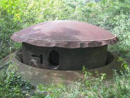 Ligne Maginot - FORT DE MUTZIG - (Ouvrage d'artillerie) - BATTERIE 2 - Fort Ouest
Tourelle de 5,3