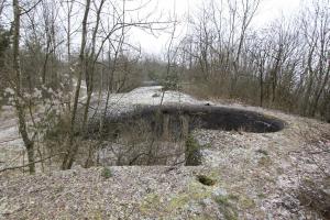 Ligne Maginot - FORT DE MUTZIG - (Ouvrage d'artillerie) - BATTERIE 4
Pièce de 10 sous bouclier