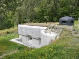 Ligne Maginot - SAINT GOBAIN - (Ouvrage d'infanterie) - Bloc 1
Créneaux de 81 surmontés par la cloche GFM
