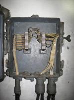 Ligne Maginot - SAPEY - (Ouvrage d'artillerie) - Répartiteur téléphonique de l'entrée
Détail des connexions réalisées.