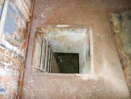 Ligne Maginot - SAPEY - (Ouvrage d'artillerie) - Bloc 2
Accès au local de récupération des douilles vides.