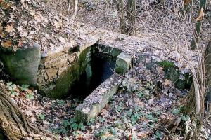 Ligne Maginot - OUVRAGE NEY-RAPP - (Position d'artillerie préparée) - Jonction avec la tranchée couverte inachevée du bloc nord