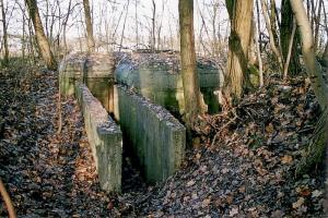 Ligne Maginot - OUVRAGE NEY-RAPP - (Position d'artillerie préparée) - Bloc nord
Tranchée couverte de liaison inachevée