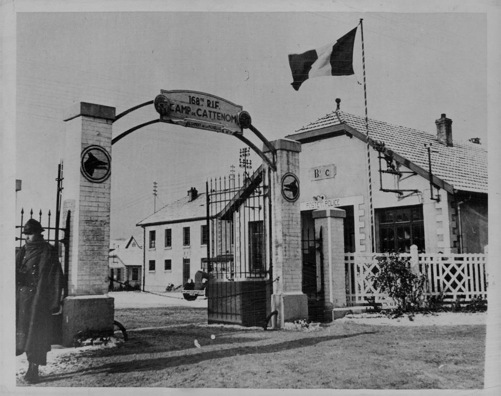 Ligne Maginot - CATTENOM - (Camp de sureté) - L'entrée du camp de Cattenom et le poste de police - Inconnu
