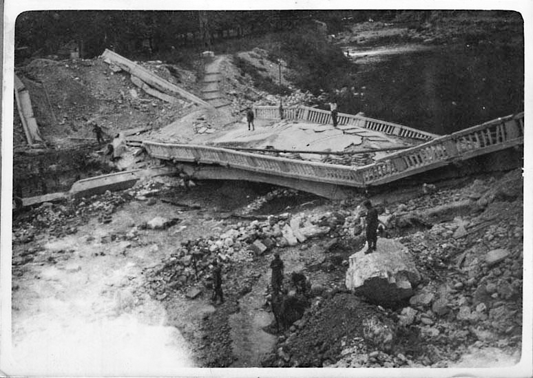 Ligne Maginot - PONT INFERIEUR (DMP - Dispositif de Mine Permanent) - La destruction du pont à Breil-sur-Roya.
Dispositif de mines permanent n° 23bis - Inconnu
