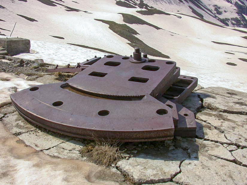 Ligne Maginot - COL DE RESTEFOND (RD) - (Ouvrage d'infanterie) - Support pour mortier de 81 mm - ZEIG Marc