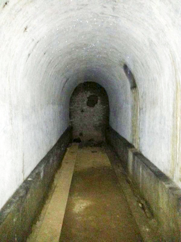 Ligne Maginot - BREHAIN OUEST (C2 DE L'OUVRAGE DE BREHAIN) - (Casemate d'infanterie - Simple) - L'embryon de galerie devant relier la casemate à l'ouvrage de Bréhain - ELLENA-CUNY