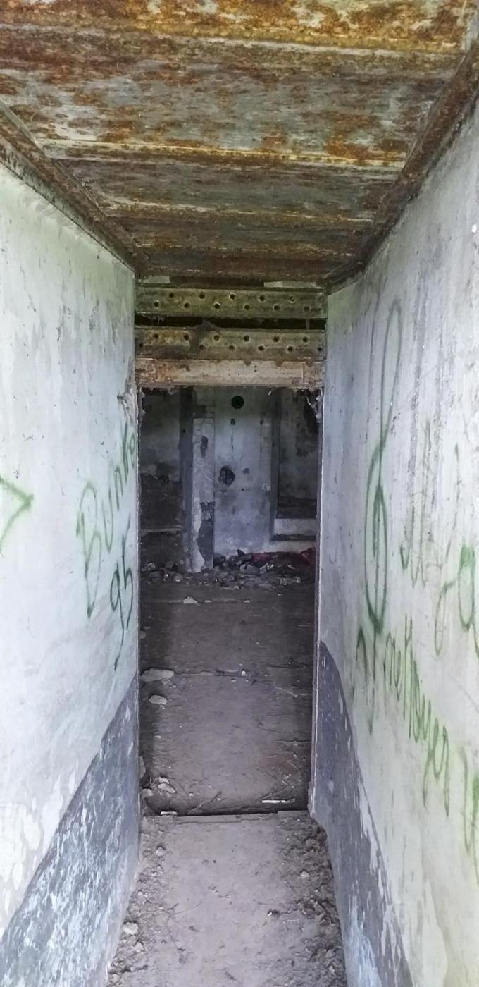 Ligne Maginot - 27BIS/3 - OBERWEIDT - (Casemate d'infanterie - double) - Couloir de l'entrée - G.Fuchs