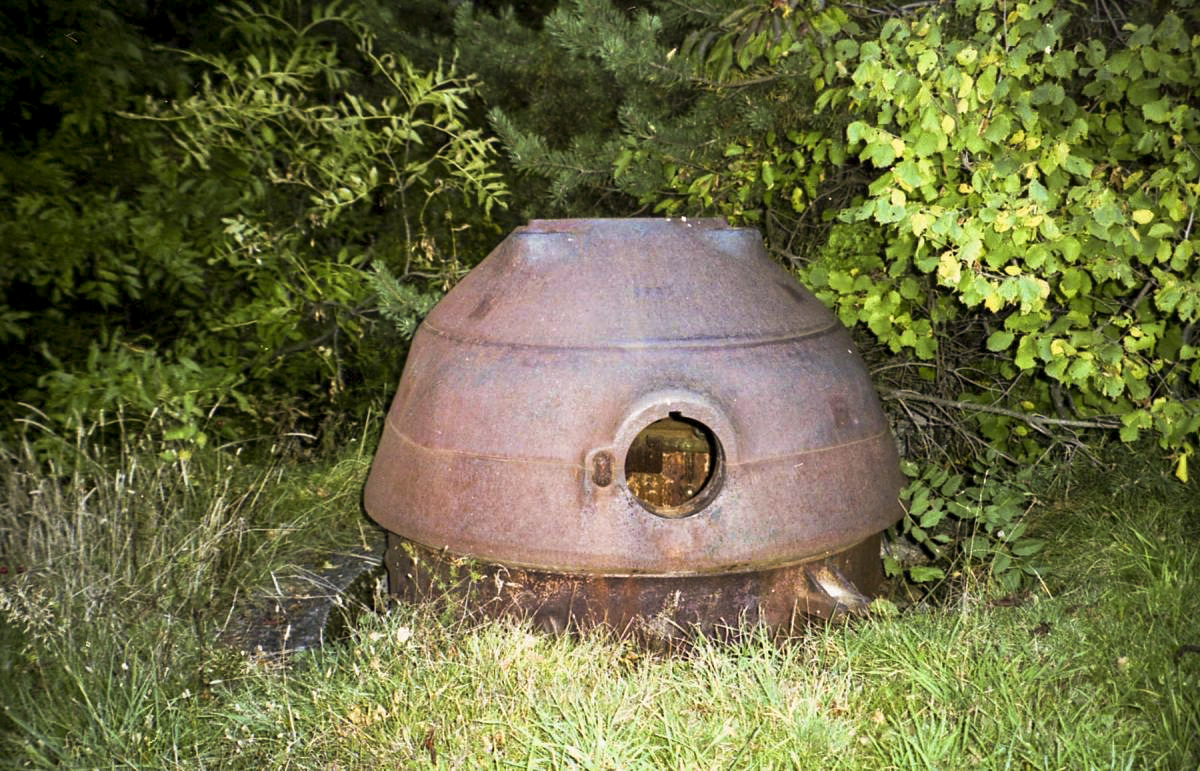 Ligne Maginot - AMODON (TD N° 600) - (Cuve pour arme d'infanterie) - Vue de face - ELLENA-CUNY