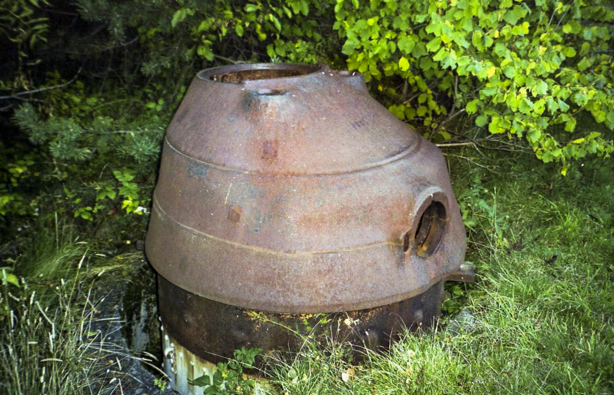Ligne Maginot - AMODON (TD N° 600) - (Cuve pour arme d'infanterie) - Vue coté droit - ELLENA-CUNY