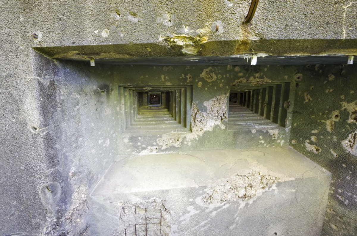Ligne Maginot - BOIS KARRE - A12 - (Ouvrage d'infanterie) - Chambre de tir Est en direction des casemates de Basse-Parthe - AURET Vincent