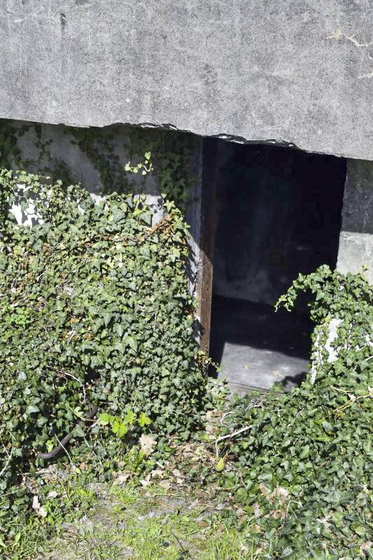 Ligne Maginot - G70 - ROSENAU BERGE 3 - (Blockhaus pour arme infanterie) - Des barreaux sont fixés de chaque coté de la sortie. - D. Froehly