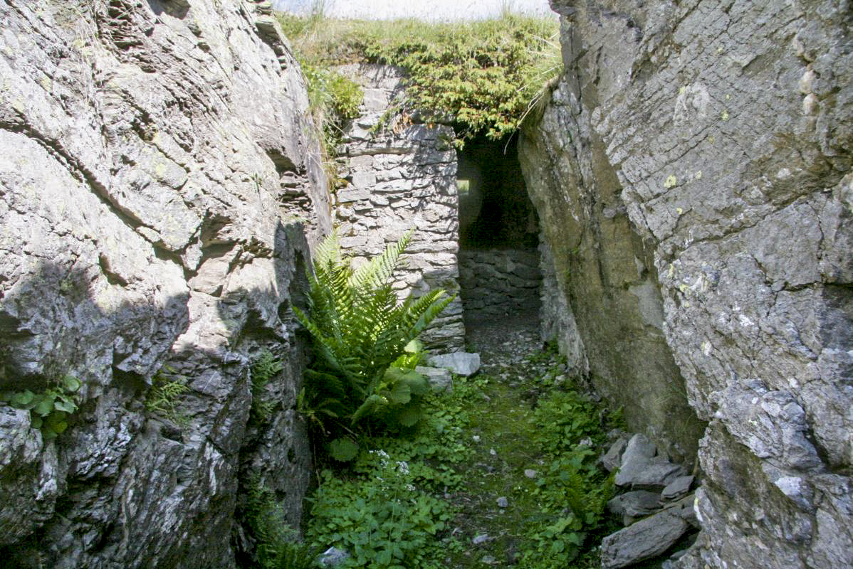 Ligne Maginot - NOTRE-DAME DES NEIGES - (Blockhaus pour arme infanterie) - Entrée et poste de tir gauche au fond - aldom.perouffe