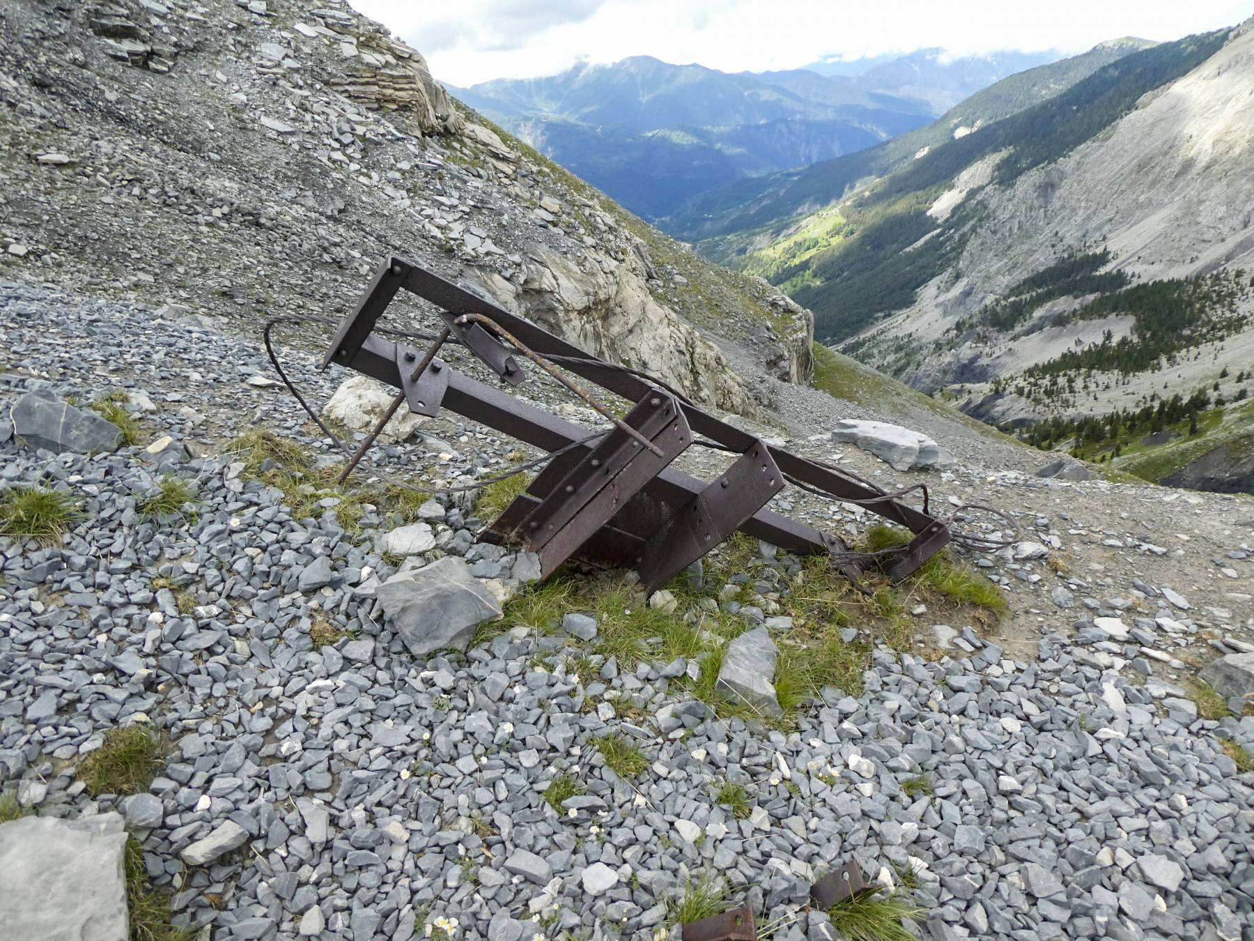 Ligne Maginot - COL DE CROUS (C) - (Ouvrage d'infanterie) - Restes du téléphérique - ELLENA - CUNY