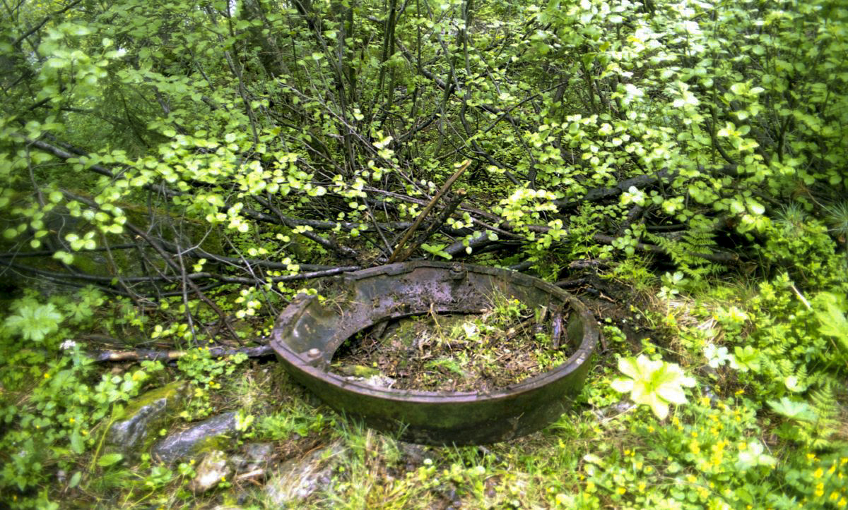 Ligne Maginot - ORGERE (TD N° 601) - (Cuve pour arme d'infanterie) - Elément de la tourelle gisant non loin de l'abri d'Orgère - HEMMERT Valentin