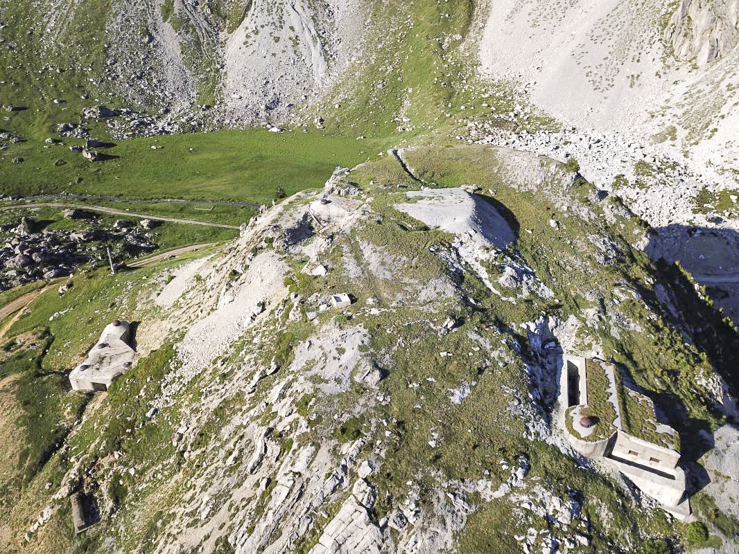 Ligne Maginot - PAS DU ROC - (Ouvrage d'artillerie) - Vue d'ensemble de l'ouvrage - ELLENA - CUNY