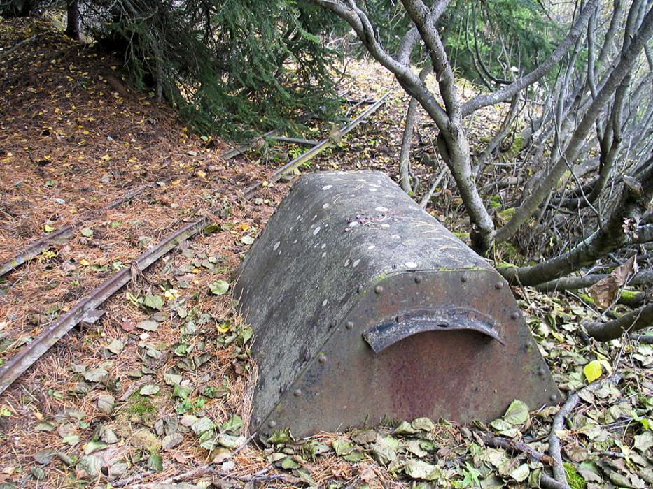 Ligne Maginot - PLAN à MARIN - (Abri) - Le chantier
Vestiges de la voie de 60 - STRECKER Jürgen