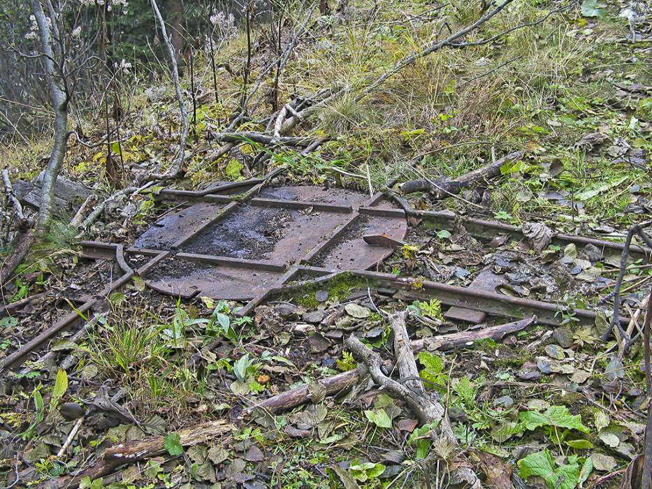 Ligne Maginot - PLAN à MARIN - (Abri) - Le chantier
Vestiges de la voie de 60 - STRECKER Jürgen