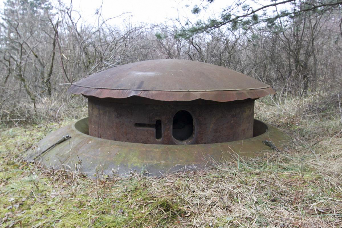 Ligne Maginot - FORT DE MUTZIG - (Ouvrage d'artillerie) - BATTERIE 2 - Fort Ouest
Tourelle de 5,3 - Les Gardiens du Rhin