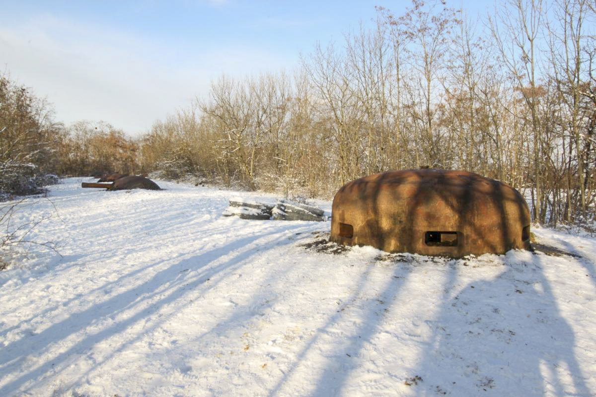 Ligne Maginot - FORT DE MUTZIG - (Ouvrage d'artillerie) - Batterie 6
Tourelle de 10 - Les Gardiens du Rhin