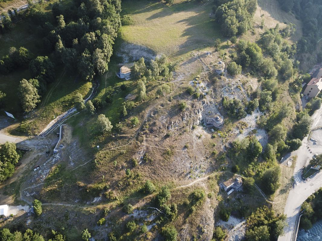 Ligne Maginot - SAINT GOBAIN - (Ouvrage d'infanterie) - Vue aérienne de l'ouvrage - ELLENA - CUNY