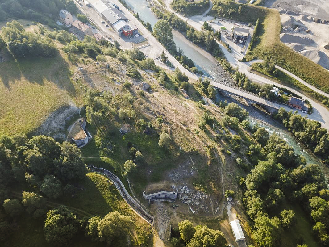 Ligne Maginot - SAINT GOBAIN - (Ouvrage d'infanterie) - Vue aérienne de l'ouvrage - ELLENA - CUNY