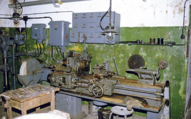 Ligne Maginot - SAINT GOBAIN - (Ouvrage d'infanterie) - L'atelier du Génie
Le tour - Pascal LAMBERT