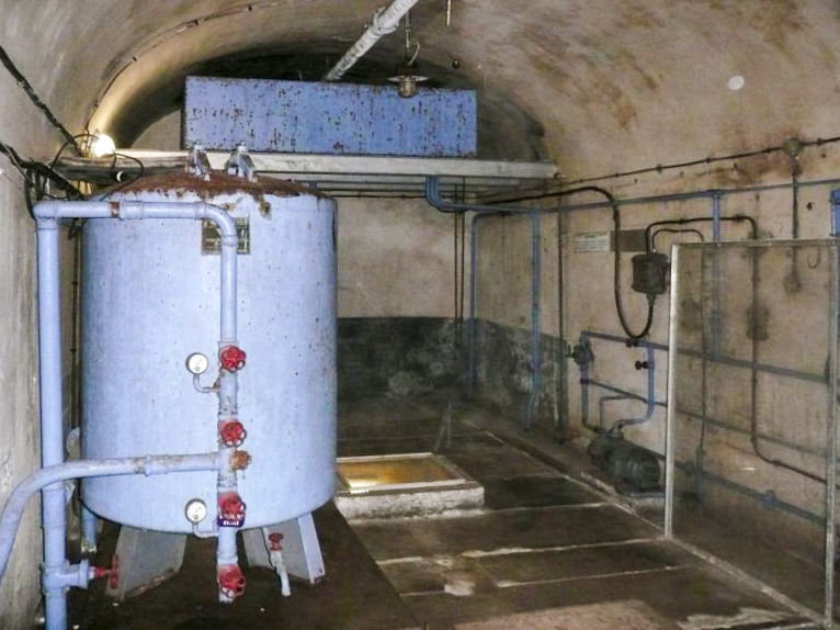 Ligne Maginot - SAINT GOBAIN - (Ouvrage d'infanterie) - Local de traitement de l'eau potable provenant du captage extérieur - ARMAND Patrick