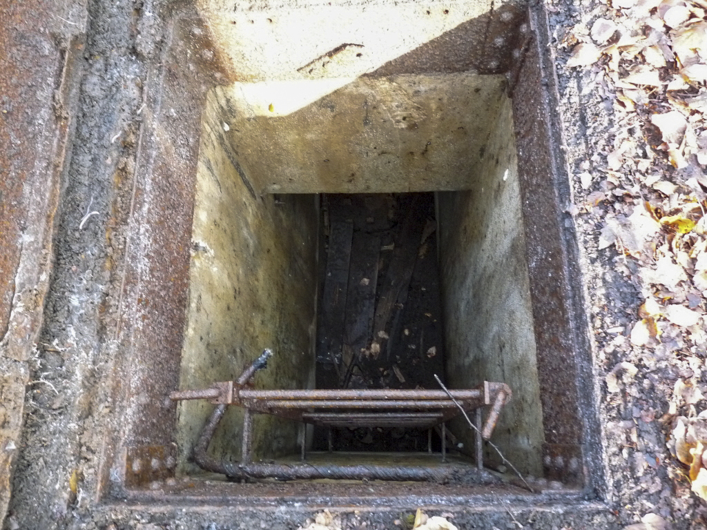 Ligne Maginot - 75T - (Chambre de coupure) - Le puit d'accès à la chambre de coupure - Sylvie Laure LAMBERT