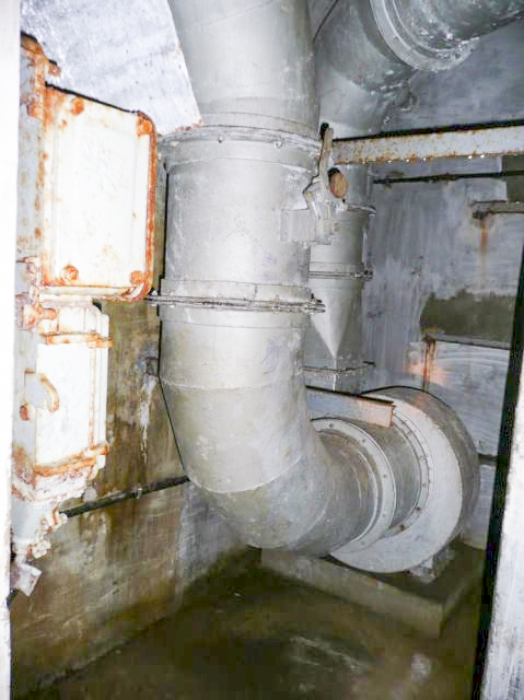 Ligne Maginot - SAPEY - (Ouvrage d'artillerie) - Bloc 1 et 2
Ventilation normale des blocs - ARMAND Patrick