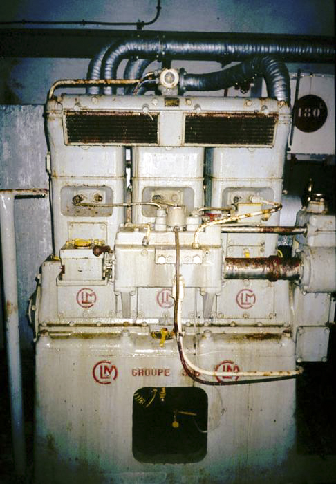 Ligne Maginot - Ouvrage du Sapey - L'un des moteurs CLM 308  de l'ouvrage - LOVINY Alain
