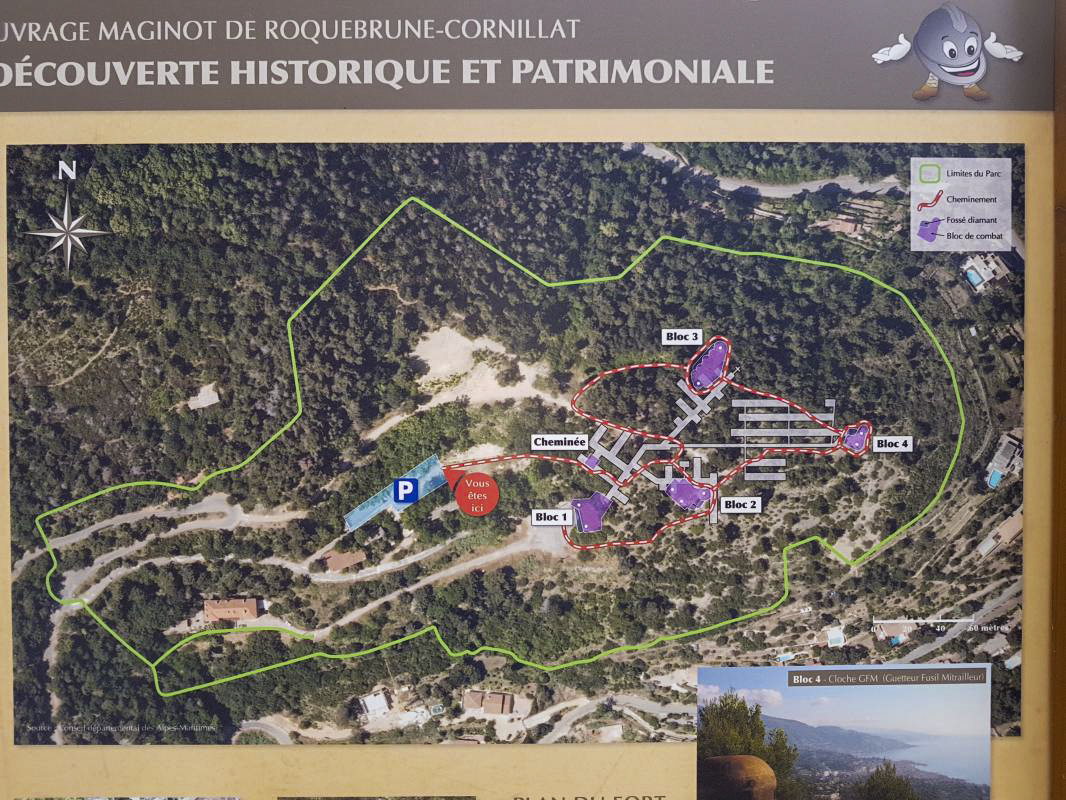 Ligne Maginot - ROQUEBRUNE - CORNILLAT - (Ouvrage d'artillerie) -  - ELLENA - CUNY