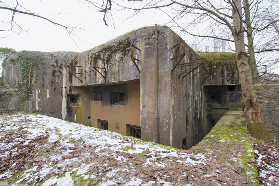 Ligne Maginot - BOIS de HOFFEN Ouest ( Casemate d'infanterie ) - Vue d'ensemble - GRAMI