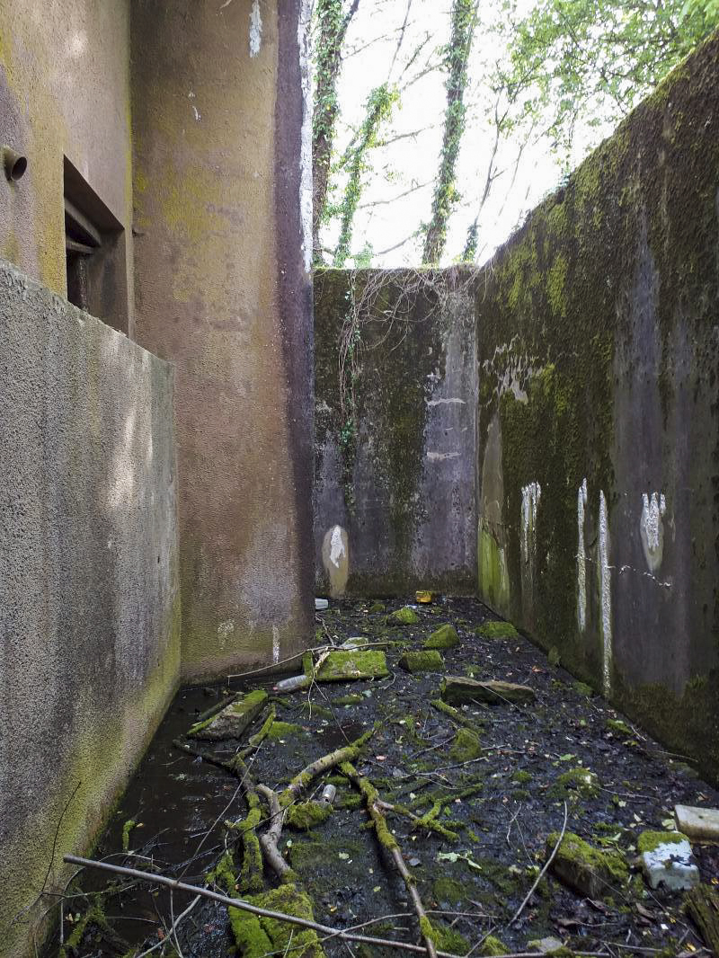 Ligne Maginot - BOIS de HOFFEN Ouest (Casemate d'infanterie) - Débouché de l'issue de secours dans le fossé diamant - Gregory Fuchs