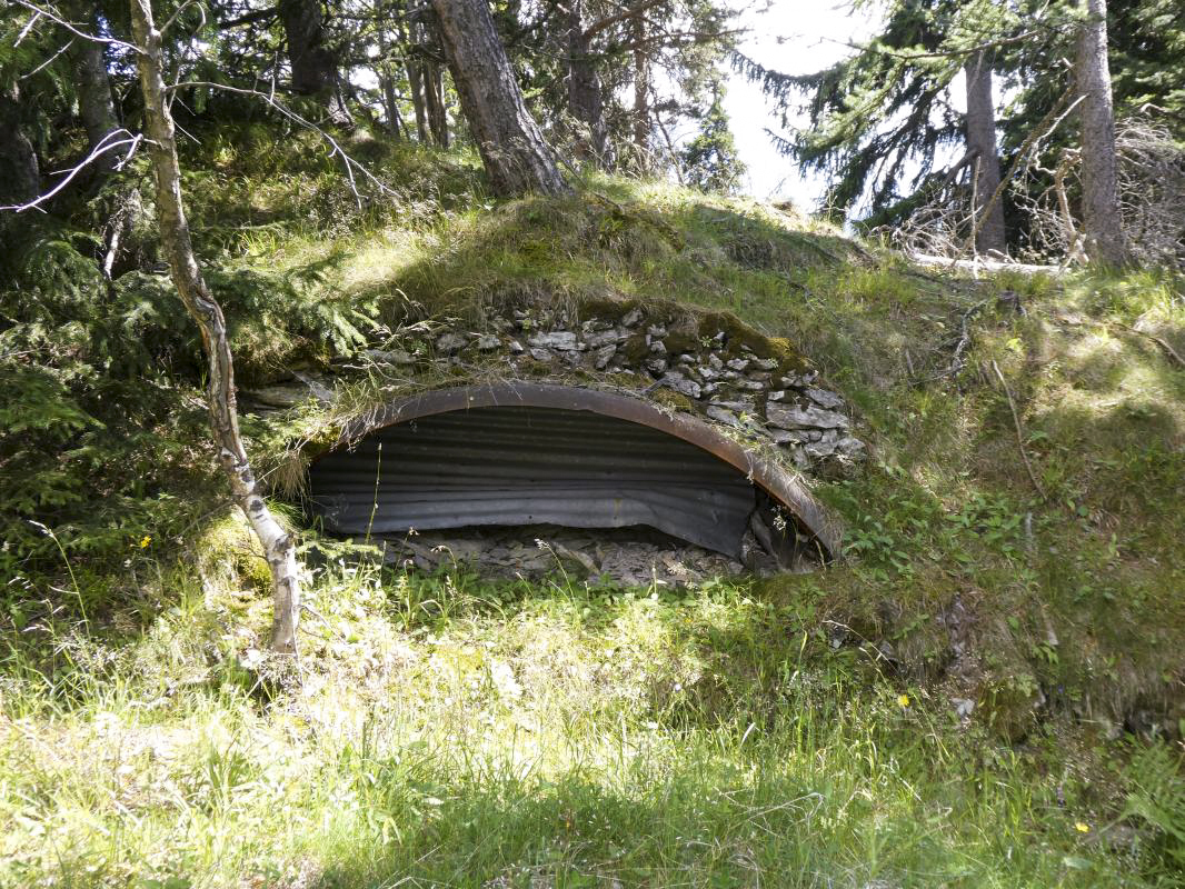 Ligne Maginot - SAPEY (OBSERVATOIRE INDéTERMINé) - (Observatoire indeterminé) - Un des petits abris de la batterie extérieure à proximité. - ELLENA - CUNY