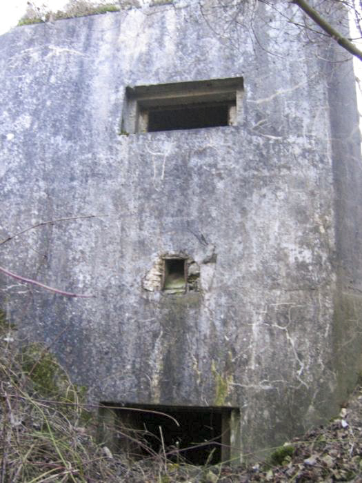 Ligne Maginot - EICHELFELD 1 - (Blockhaus pour arme infanterie) - Les créneaux superposés - Les Gardiens du Rhin