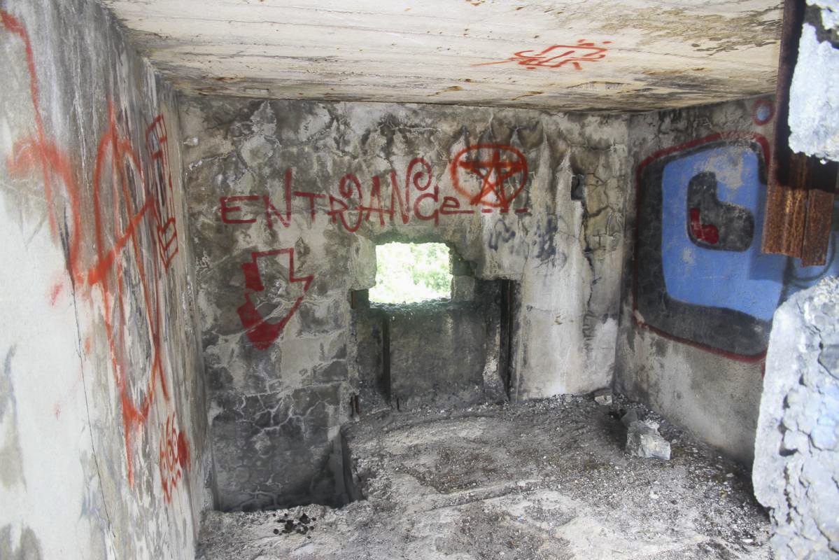 Ligne Maginot - B14 - PAS DE LA PORTE NORD - SA-8 - (Blockhaus pour canon) - Chambre de tir supérieure - JOLAS, Jean-Michel