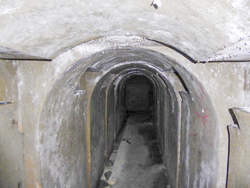 Ligne Maginot - TUNNEL DE L'ECLUSE - (DMP - Dispositif de Mine Permanent) - Galerie de minage et système de fermeture - ELLENA-CUNY