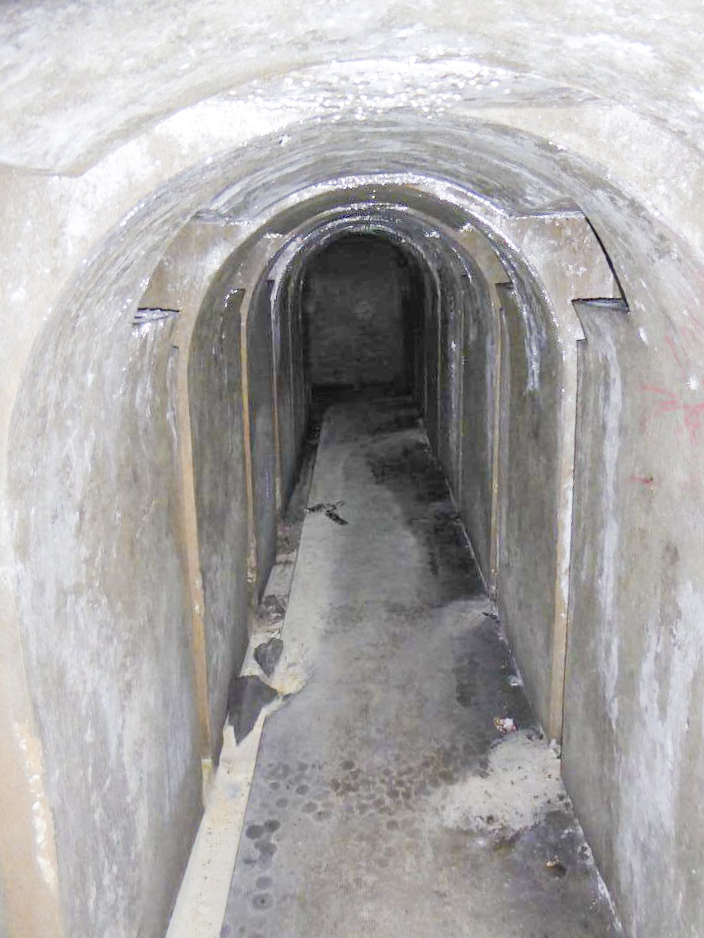 Ligne Maginot - TUNNEL DE L'ECLUSE - (DMP - Dispositif de Mine Permanent) - Galerie de minage et système de fermeture - ELLENA-CUNY