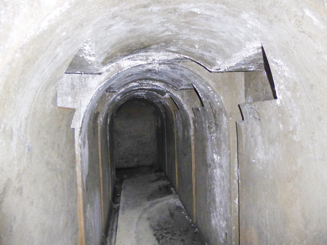 Ligne Maginot - TUNNEL DE L'ECLUSE - (DMP - Dispositif de Mine Permanent) - Galerie de minage et système de fermeture - ELLENA-CUNY