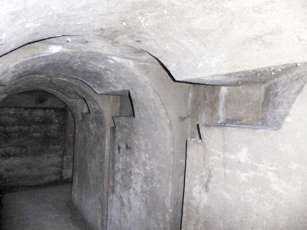 Ligne Maginot - TUNNEL DE L'ECLUSE - (DMP - Dispositif de Mine Permanent) - Galerie de minage et système de fermeture - ELLENA-CUNY