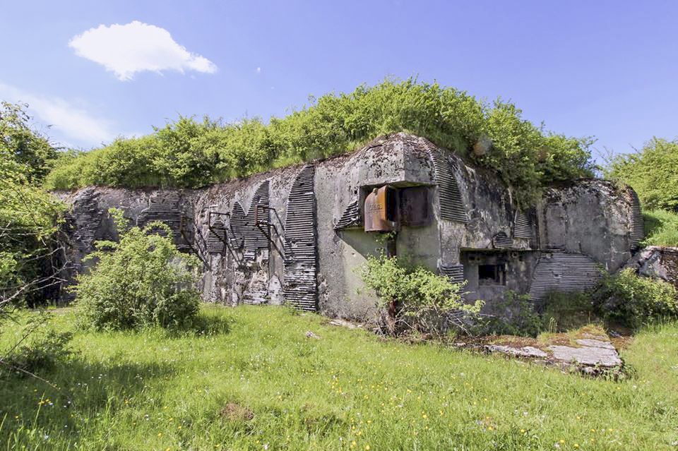 Ligne Maginot - WELSCHHOF - (Ouvrage d'infanterie) - Bloc 3
Le bloc avec son camouflage si particulier - GRASSER Michel