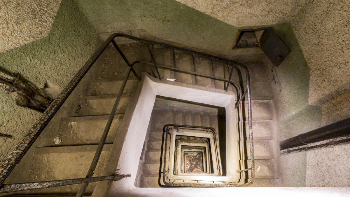 Ligne Maginot - WELSCHHOF - (Ouvrage d'infanterie) - Cage d'escalier du bloc 3 - YAMI1900